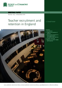 Teacher recruitment and retention in England - Digital Education ...