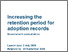 [thumbnail of Increasing the retention period for adoption records government consultation.pdf]