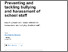 [thumbnail of Preventing and tackling bullying and harassment of school staff - GOV.UK.pdf]