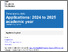 [thumbnail of Applications 2024 to 2025 academic year - GOV.UK.pdf]