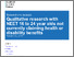 [thumbnail of Qualitative research with NEET 16 to 24 year olds not currently claiming health or disability benefits - GOV.UK.pdf]
